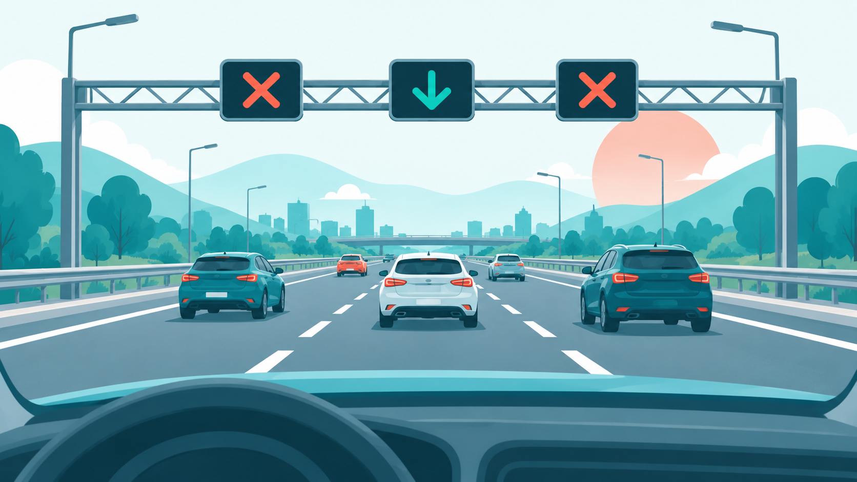 Corsie reversibili e semafori di corsia: come funzionano davvero 🚦