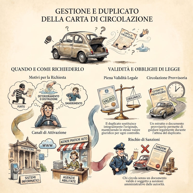 Infografica: Duplicato carta di circolazione