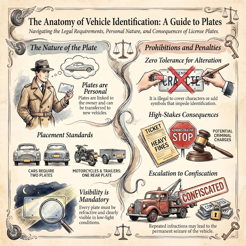 Infographic: Vehicle registration plates
