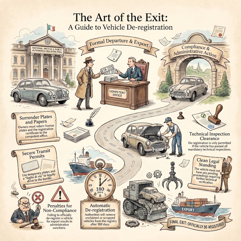 Infographic: Vehicle circulation termination