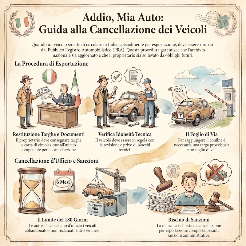 Infografica: Cessazione circolazione veicoli