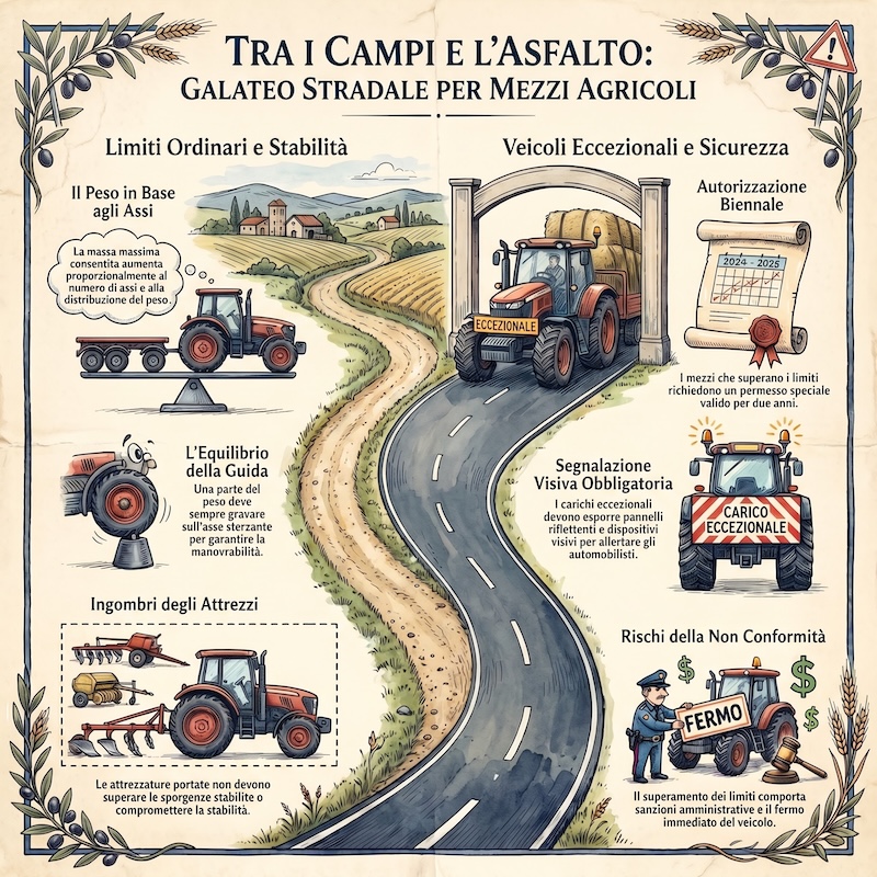 Infografica: Sagome e masse macchine agricole