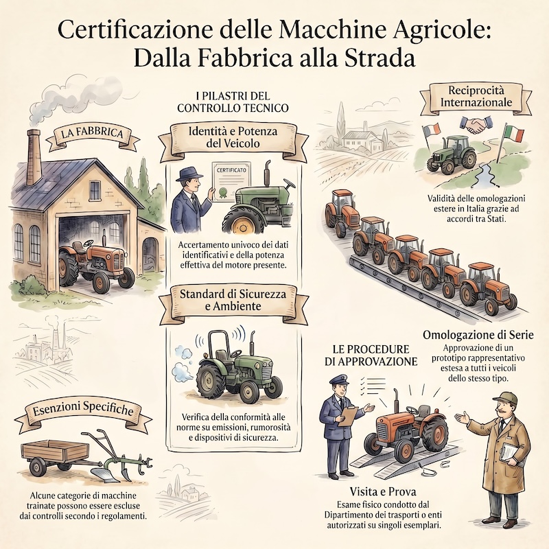 Infografica: Controllo idoneità macchine agricole