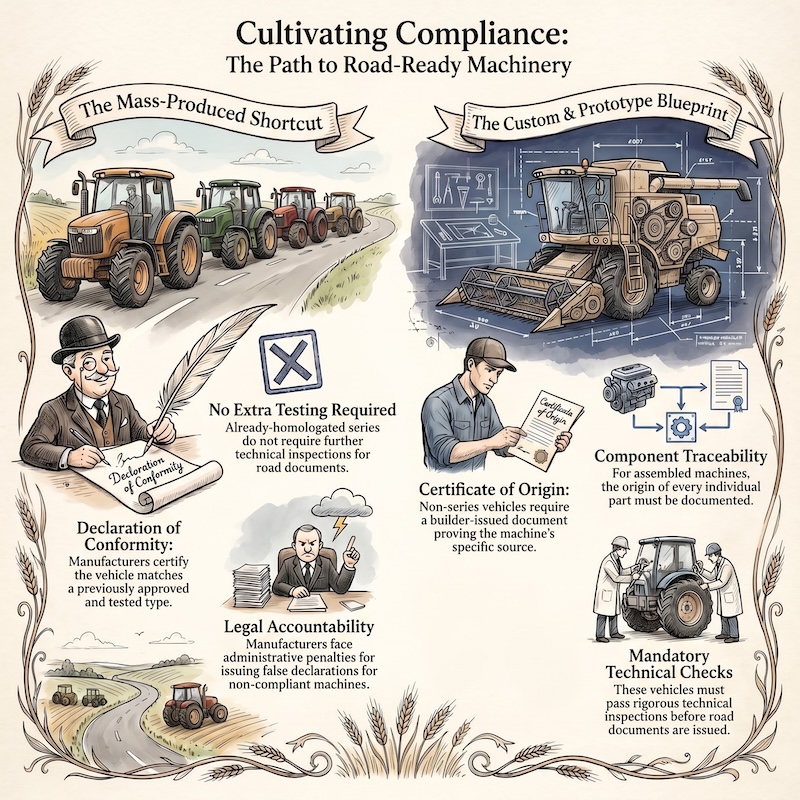 Infographic: Documents for agricultural machine circulation