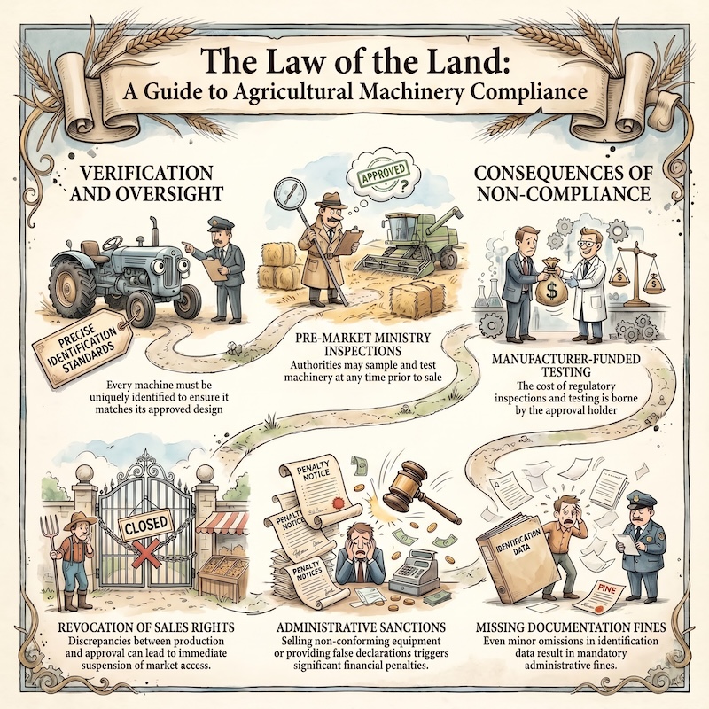 Infographic: Compliance checks of agricultural machines