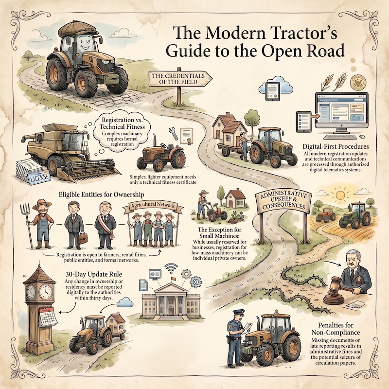 Infographic: Registration and documents of agricultural machines