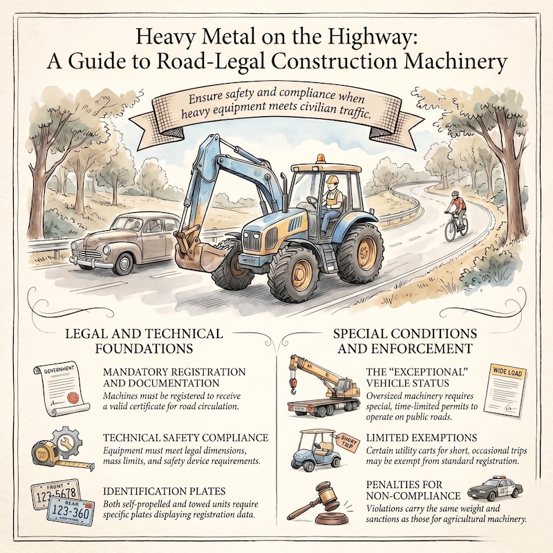 Infographic: Road use of operating machines
