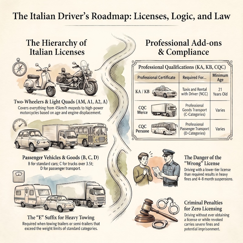 Infographic: Driving licences and professional permits