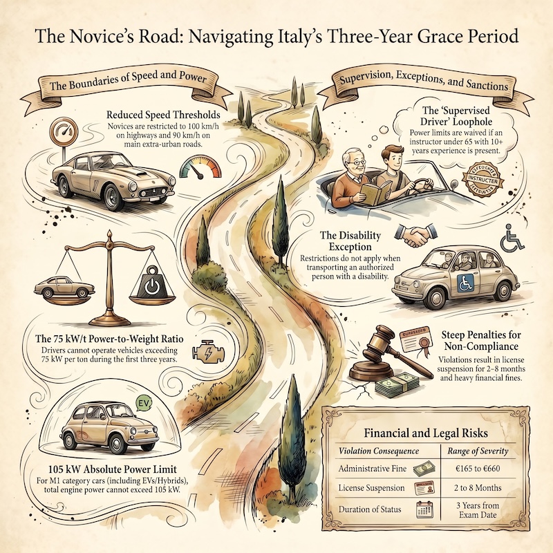 Infographic: Restrictions for new drivers