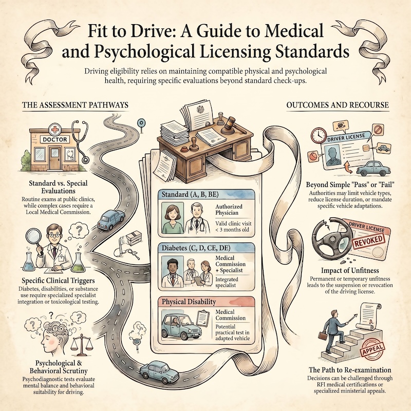 Infographic: Medical requirements for a licence