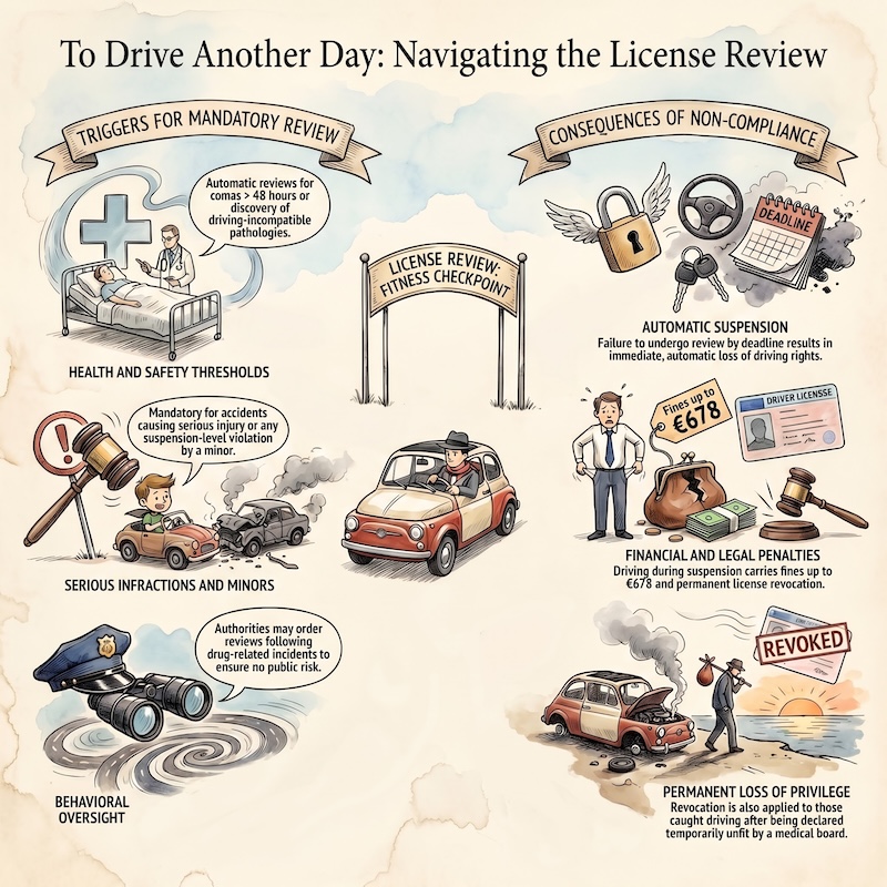 Infographic: Driving licence review