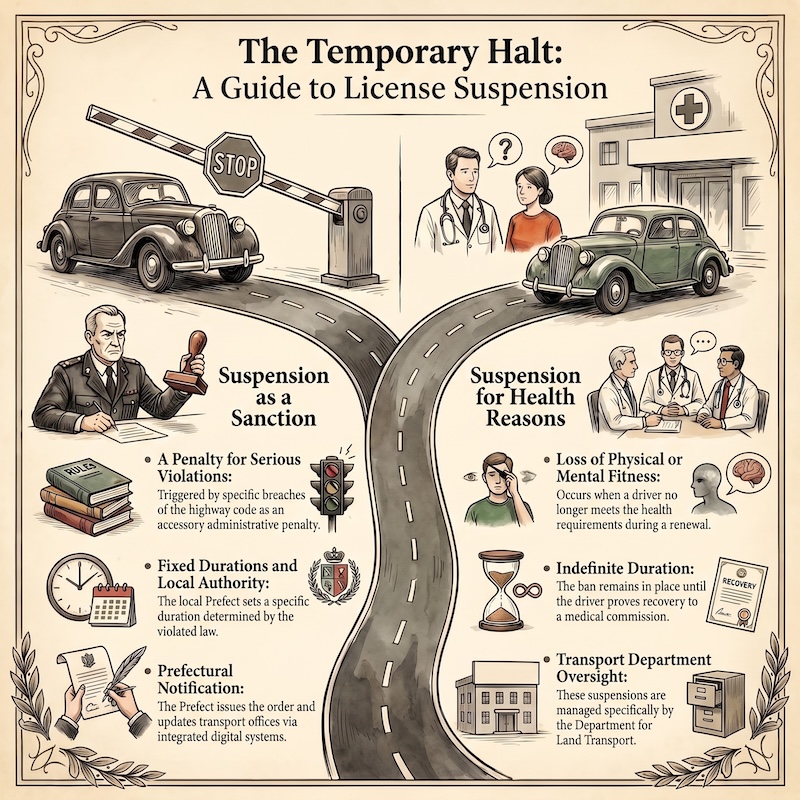 Infographic: Driving licence suspension