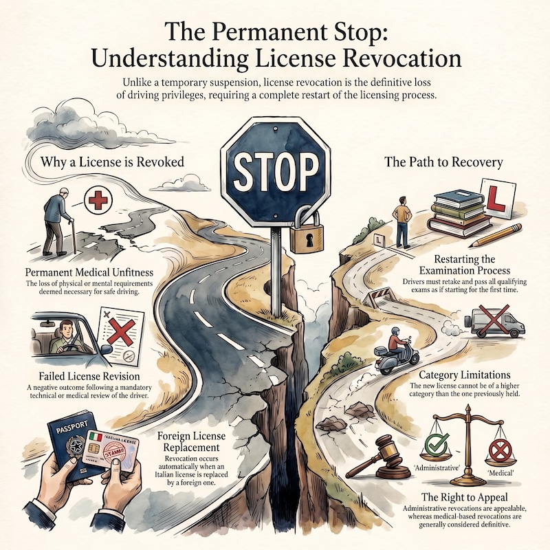 Infographic: Driving licence revocation