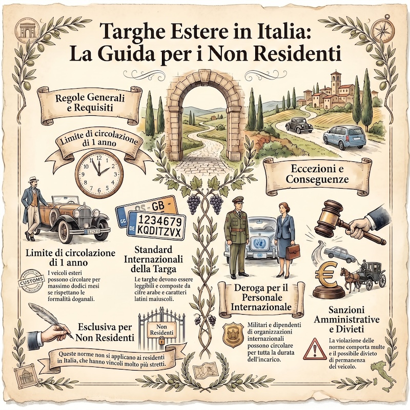 Infografica: Veicoli esteri guidati da non residenti