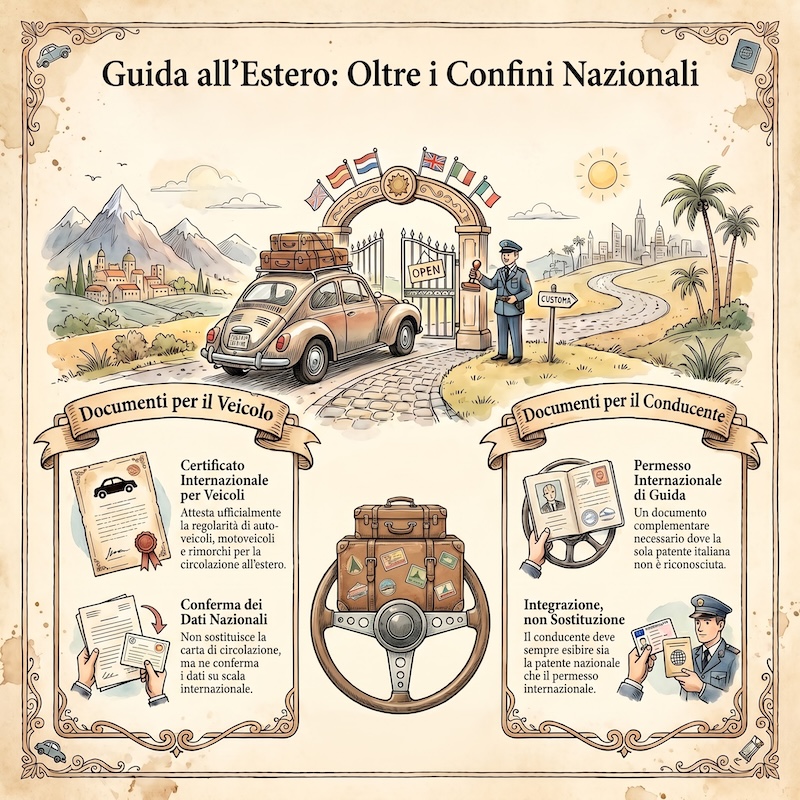 Infografica: Permessi e certificati internazionali di guida