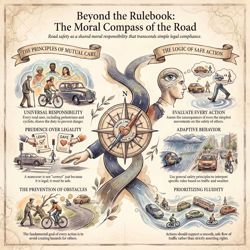 Infographic: Fundamental principle of road safety