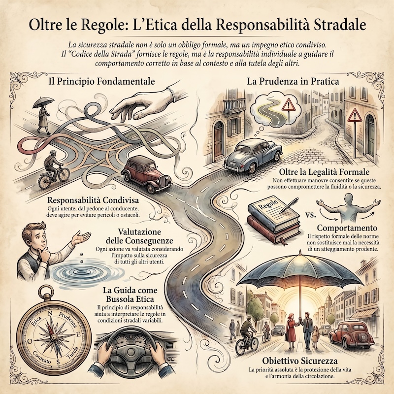 Infografica: Principio base della sicurezza stradale
