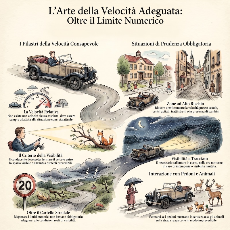 Infografica: Velocità: controllo e sicurezza alla guida