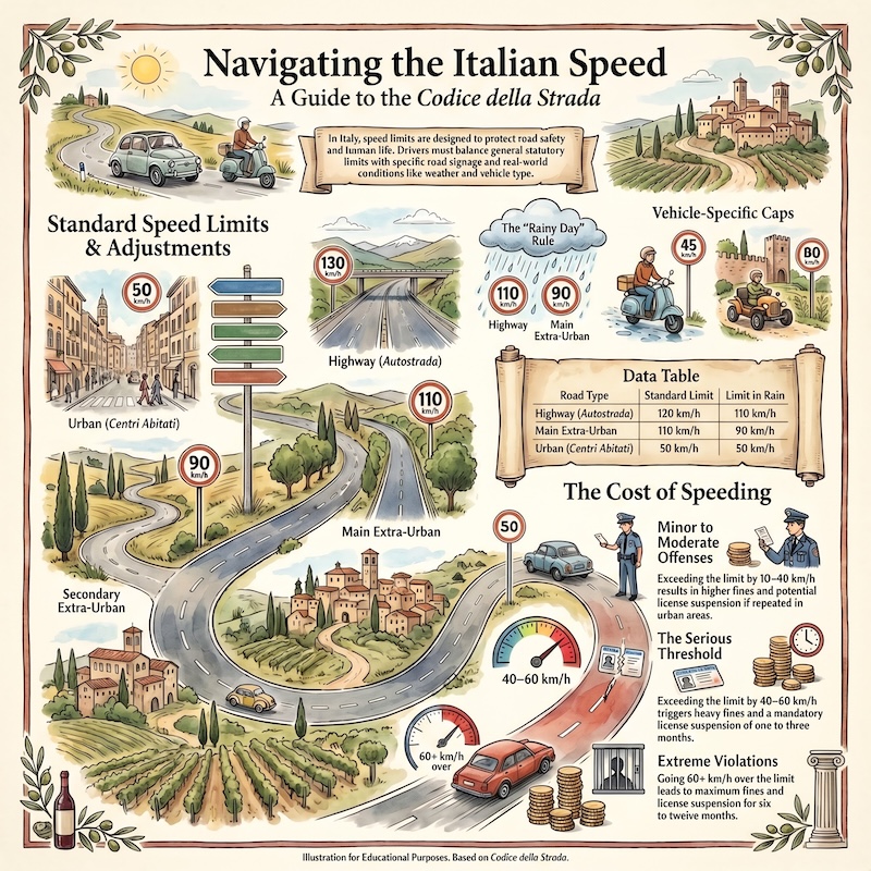 Infographic: Speed limits and penalties
