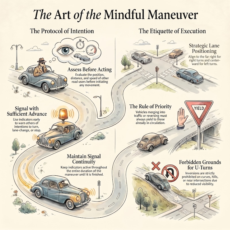 Infographic: Maneuvers and change of direction