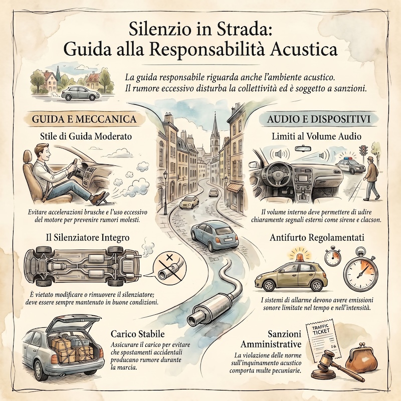Infografica: Limitazione dei rumori nella circolazione