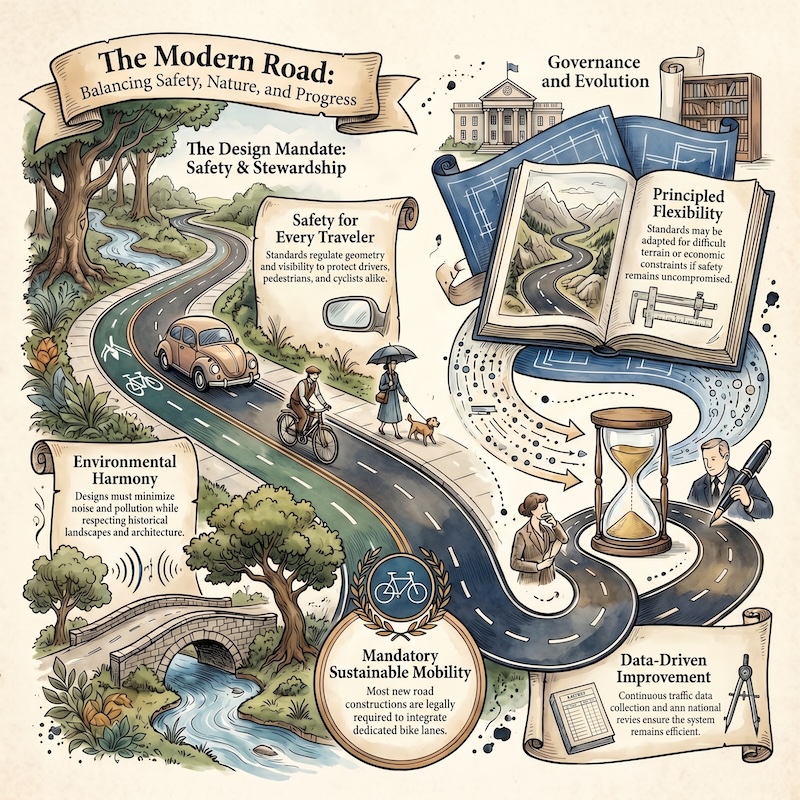 Infographic: Road construction and management standards