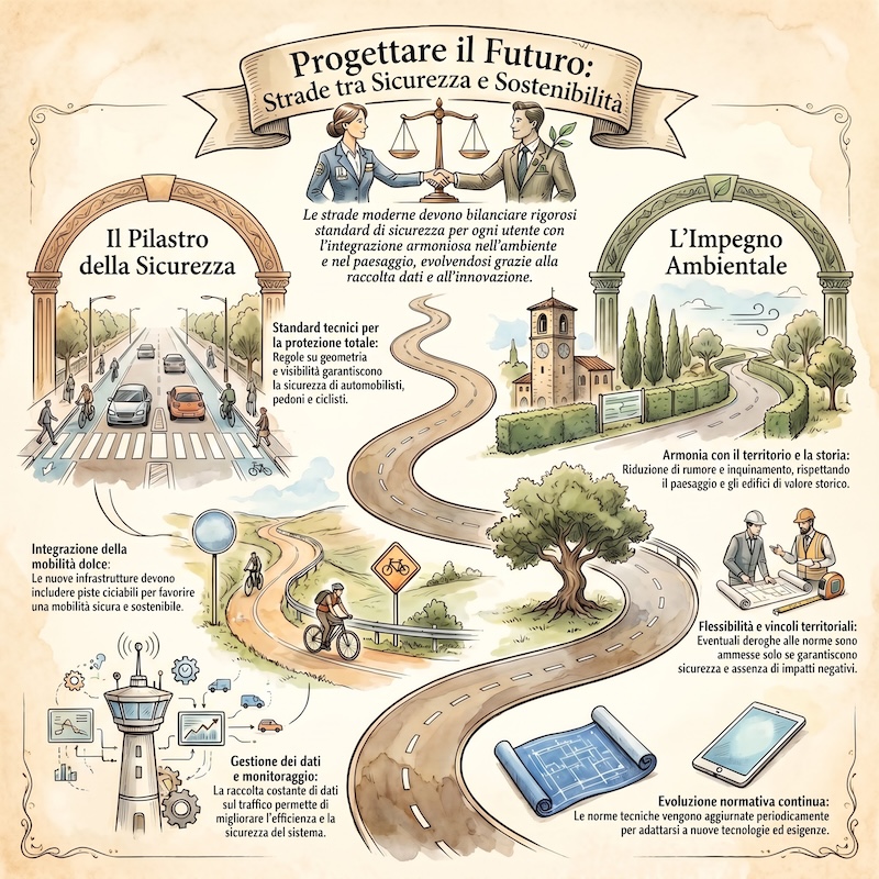 Infografica: Costruzione e gestione sicura delle strade