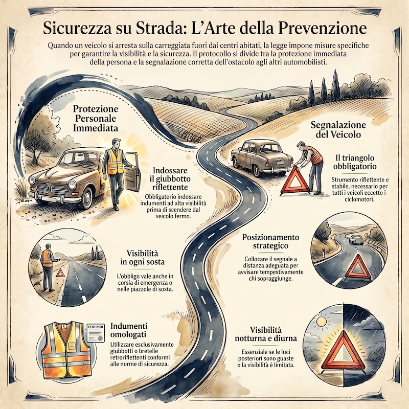 Infografica: Segnalazione di veicolo fermo