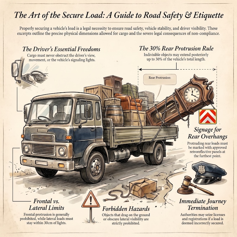 Infographic: Load arrangement on vehicles