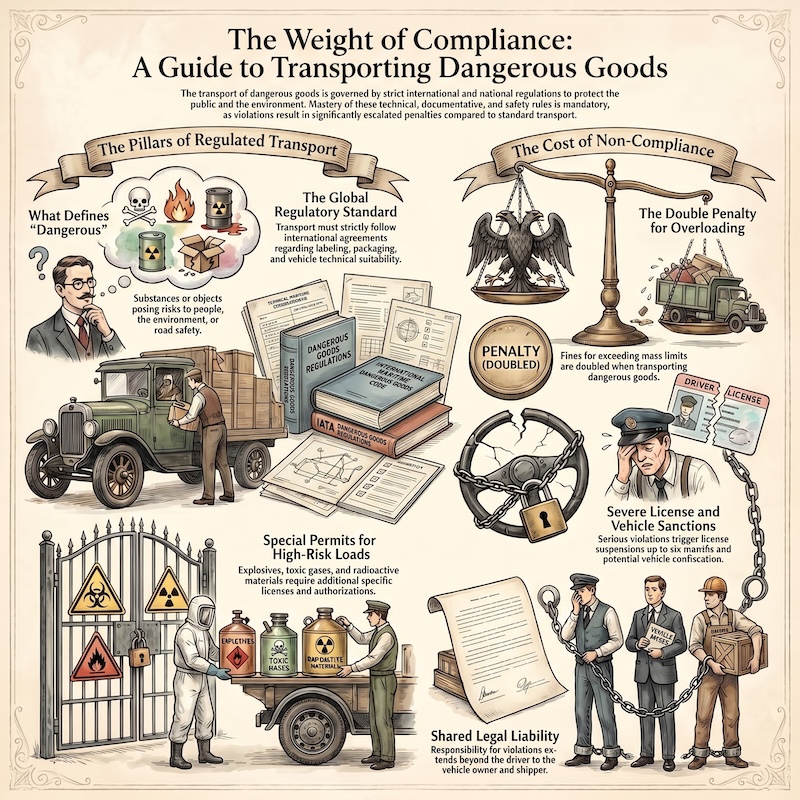 Infographic: Road transport of dangerous goods