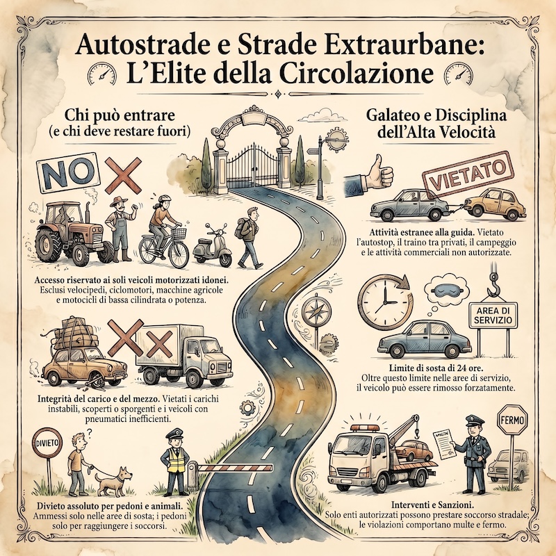 Infografica: Circolazione su autostrade e strade principali