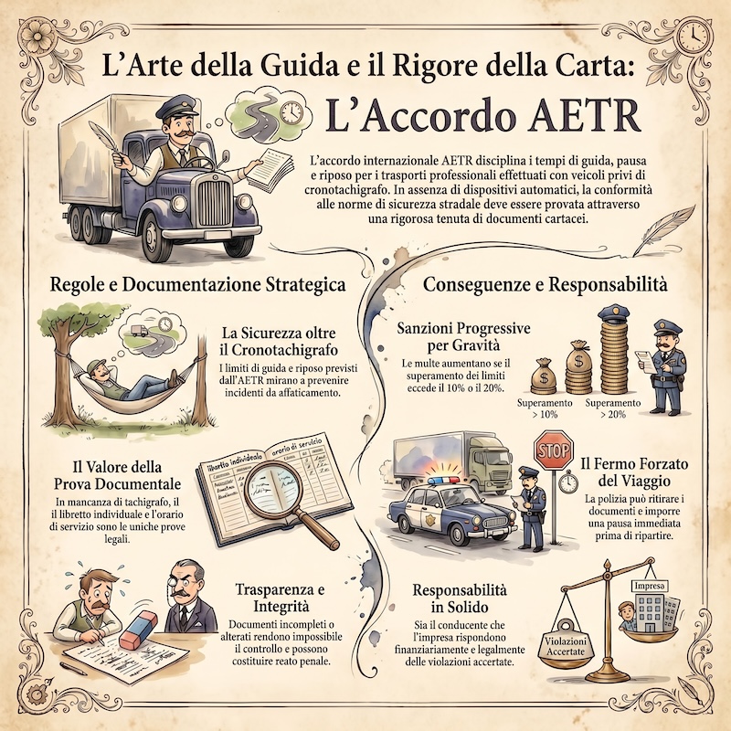 Infografica: Documenti di viaggio e tempi di guida