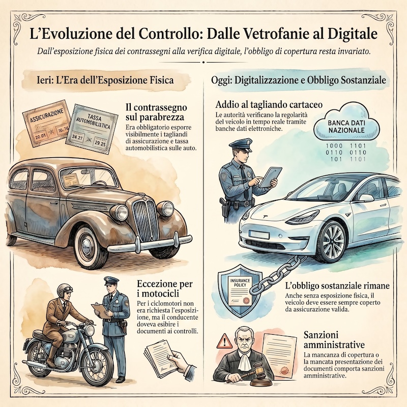 Infografica: Esposizione dei contrassegni