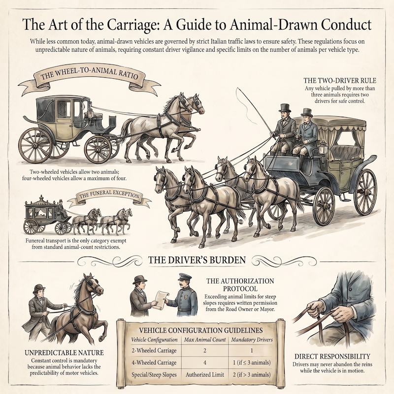 Infographic: Animal-drawn vehicles