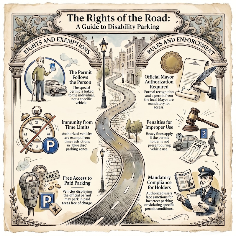 Infographic: Disabled parking: rules and rights