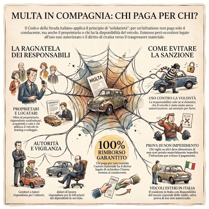 Infografica: Responsabilità solidale nelle sanzioni