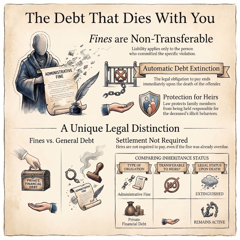 Infographic: Fines not passed to heirs