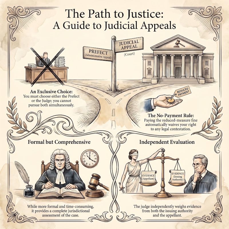 Infographic: Court appeal against a fine