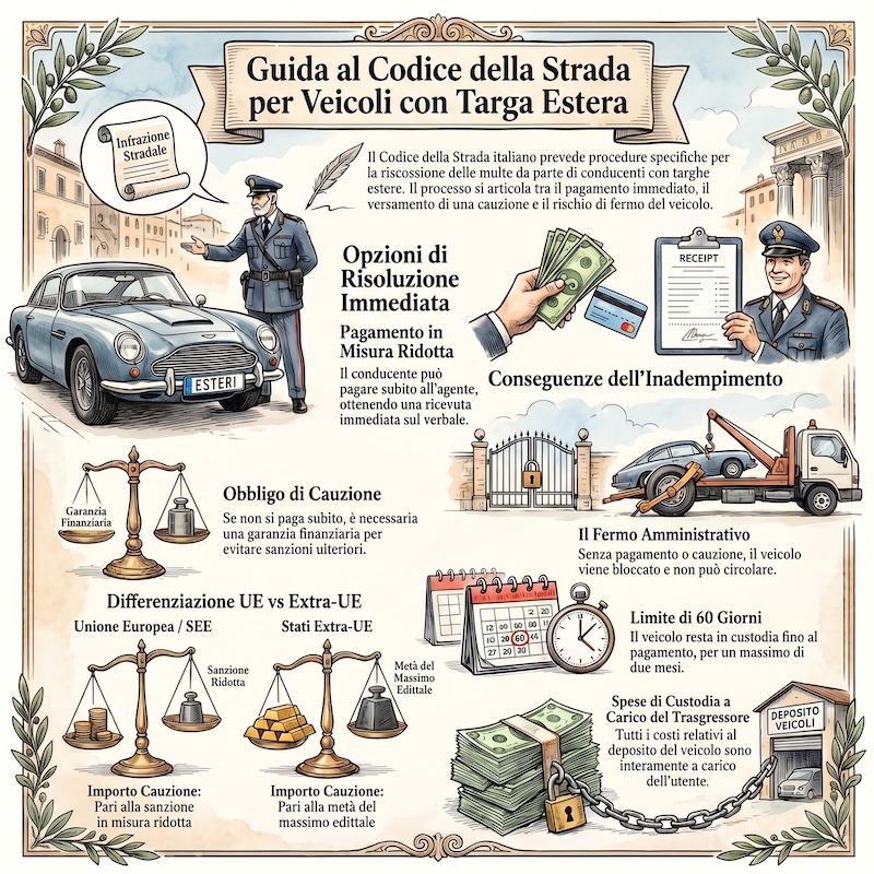 Infografica: Veicoli esteri e pagamento immediato