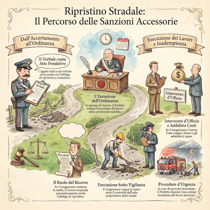 Infografica: Ripristino dei luoghi e opere abusive
