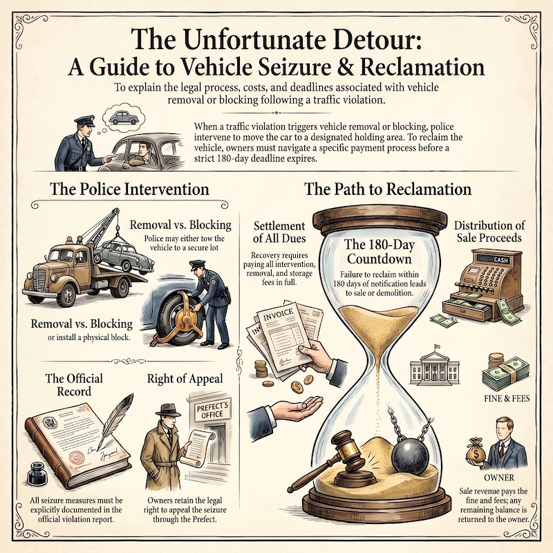 Infographic: Vehicle removal or immobilization