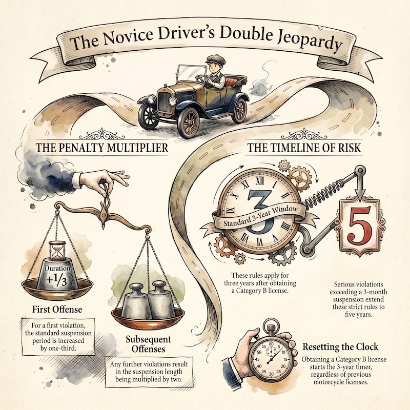 Infographic: License suspension for new drivers