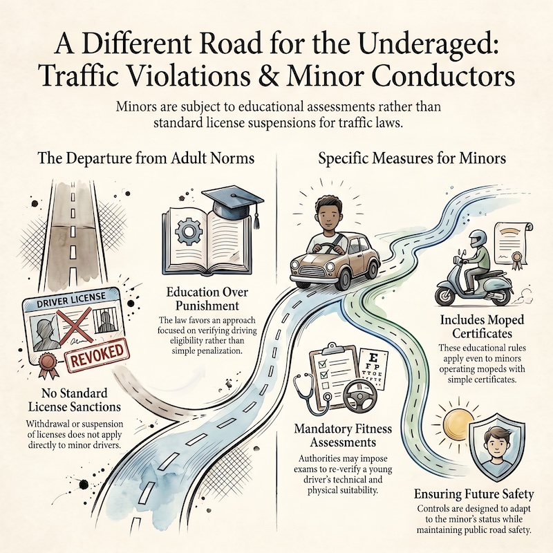 Infographic: Penalties for minor drivers