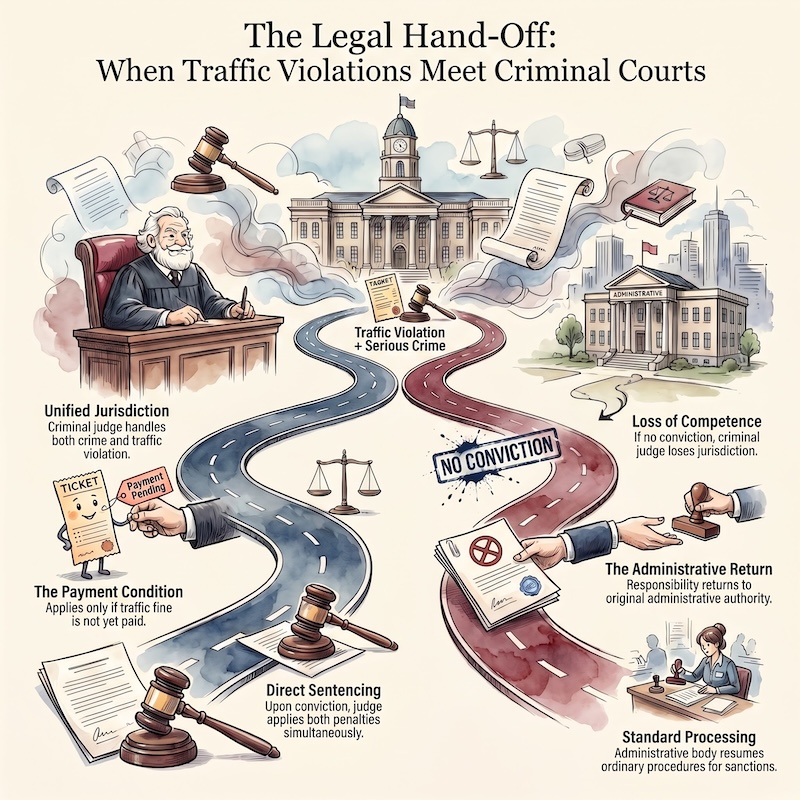 Infographic: Link between crime and administrative violation