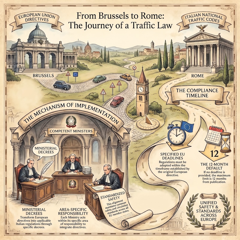 Infographic: Implementation of EU directives
