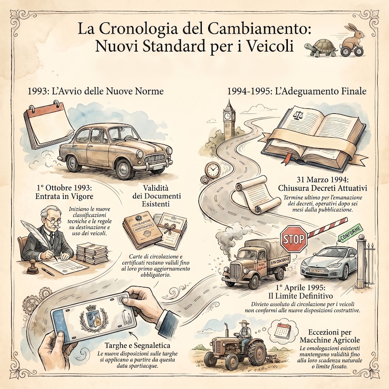 Infografica: Norme transitorie sui veicoli
