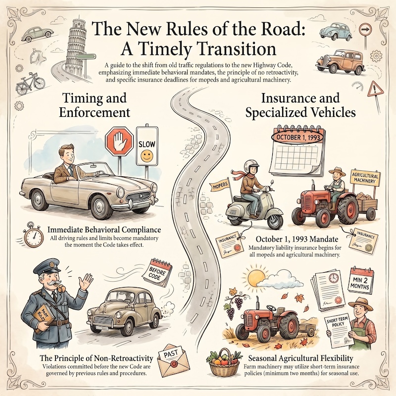 Infographic: Transitional rules on road user behavior