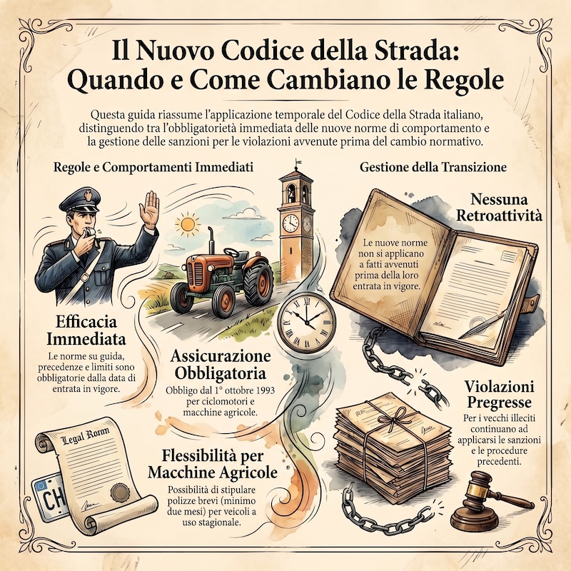 Infografica: Norme transitorie sul comportamento degli utenti