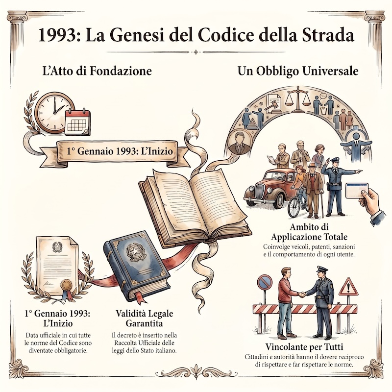 Infografica: Entrata in vigore del Codice della strada