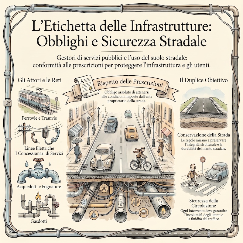 Infografica: Obblighi dei concessionari di servizi
